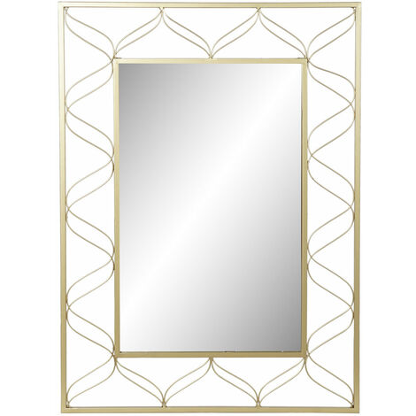 Metallspiegel 70.5x2x98 Gold Metall Multicolor Color Family Spiegel Details