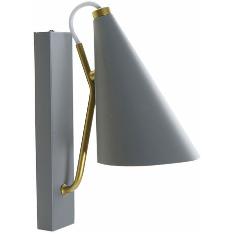 Metalltischlampe 12x25x29 E27 Hellgraues Metallmaterial mehrfarbige Farbfamiliendecke und Wandminen Details
