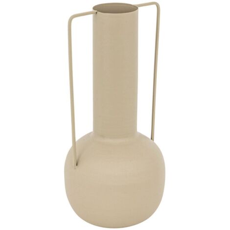 Metallvase Sylvain Beige Leinen H295cm - Atmosphera créateur d'intérieur