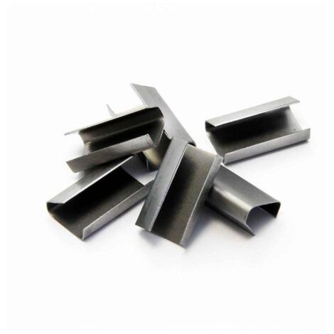 Metallverschlusshülse f.Bandbreite 16mm verzinkt glatt TRANSPAK