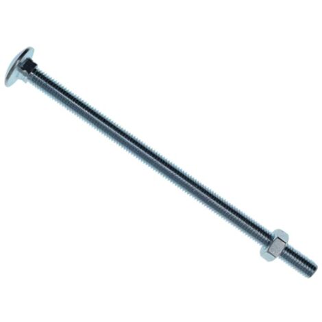 METALMATE Cup Square Hex Bolt & Nut Zp M8 x 150mm Box 10