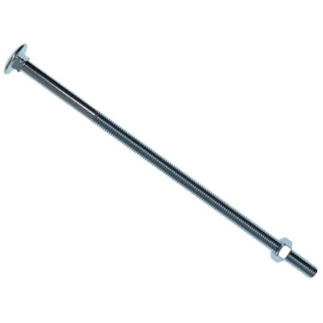METALMATE Cup Square Hex Bolt & Nut Zp M8 x 200mm Box 10