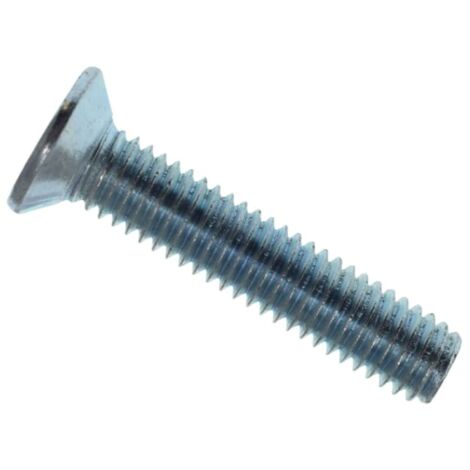 METALMATE Machine Screw Pozi Compatible Csk Zp M5 x 30mm Box 50