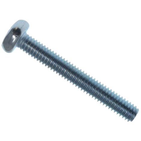 METALMATE Machine Screw Pozi Compatible Pan Head Zp M4 x 30mm Box 25