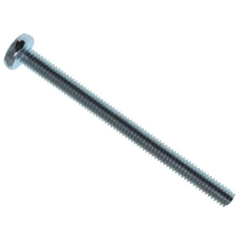 METALMATE Machine Screw Pozi Compatible Pan Head Zp M4 x 50mm Box 25