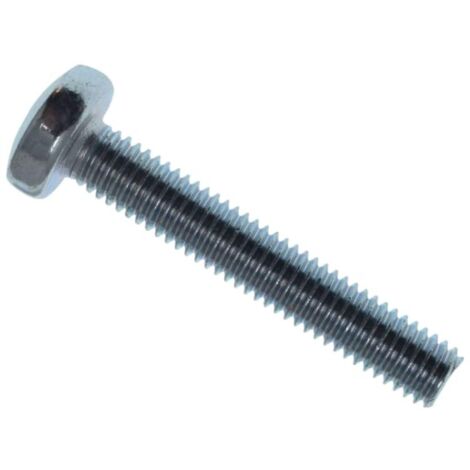 METALMATE Machine Screw Pozi Compatible Pan Head Zp M5 x 30mm Box 25