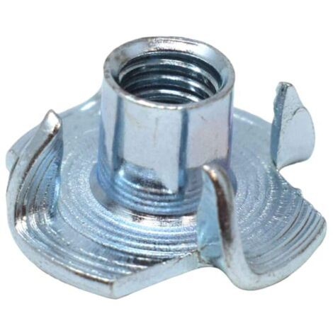 METALMATE Pronged Tee Nut Zp M5 x 8.0mm Box 25