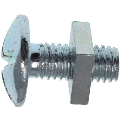 METALMATE Roofing Bolt & Nut Zp M5 x 12mm Box 50 - MEMRBN0512