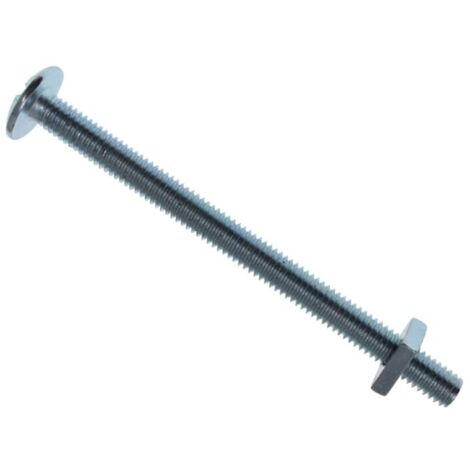 METALMATE Roofing Bolt & Nut Zp M6 x 80mm Box 25