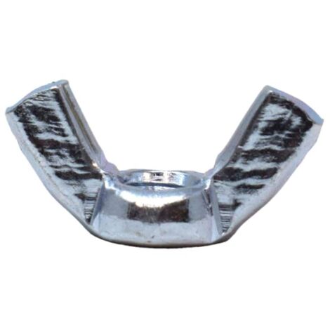 METALMATE Wing Nut Bright Zp M6 Box 25