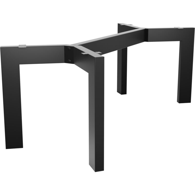 Barax Extreme structure de table – Design minimaliste et robuste en acier poudré pour table à manger ou bureau 160x80x72 cm - Metalopro