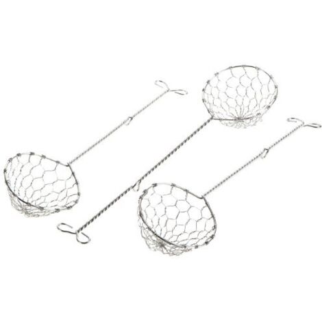Metaltex 256015010 Colino per fonduta, 3 Pezzi, Acciaio Inox