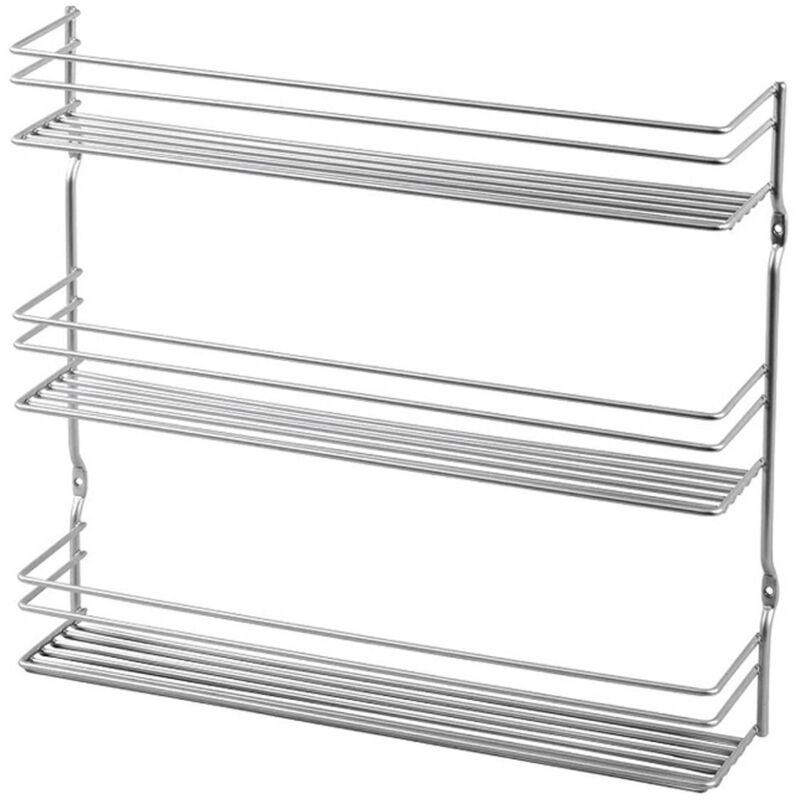metaltex Gewürzregal Pepito 3, 3 Etagen, silbermetallic