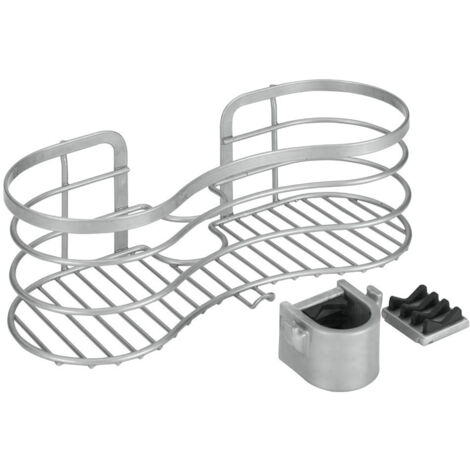 Metaltex 404818039 Viva Wandablage  Wand  Silber rostbeständig 1 St.