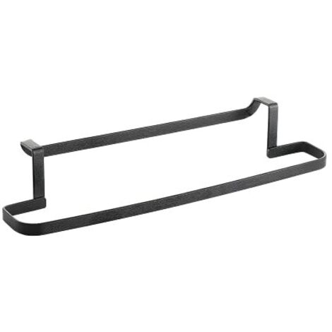 Metaltex Barra portastrofinacci Cucina, Nero, 30x8x5