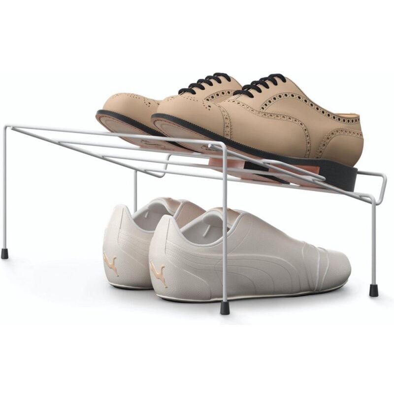 Metaltex - tagère à chaussures Cipok 42x24x17 cm 2 pièces Blanc