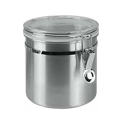 blomus Ara Contenitore con Coperchio in Antracite/Argento 