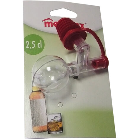 Metaltex Messbecher aus rotem Kunststoff 2,5 cl