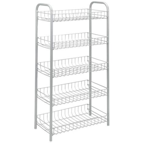 Metaltex Monaco desserte gris silver 41 x 23 cm
