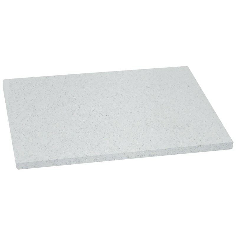 metaltex - table professionnelle cuisine 38x28x1.5 couleur granit polyéthylène