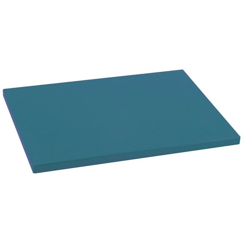 table professionnelle cuisine 38x28x1.5 couleur turquoise. polyéthylène - metaltex