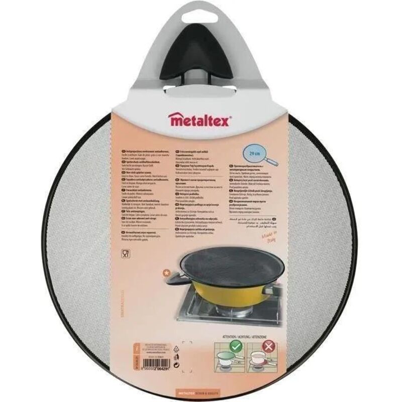 Metaltex Tapa de cocina anti-salpicaduras 29 cm