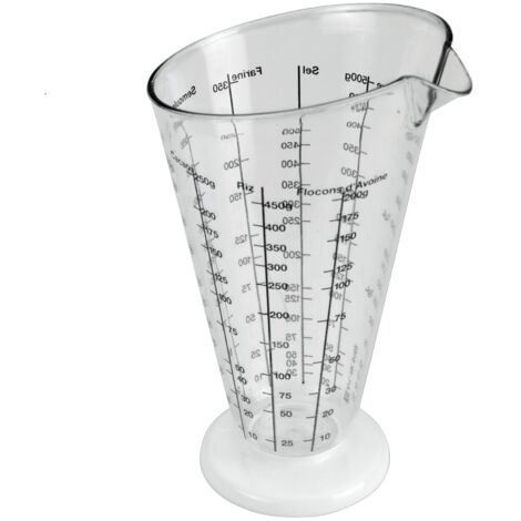 Metaltex Verre doseur transparent 0,5 L plastique durable