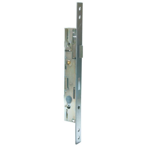 Metalux – Serrure 3 points T7 – Acier traité anticorrosion – Saillie pêne dormant 20mm – Entraxe 92mm – Têtière inox 350x24x3mm