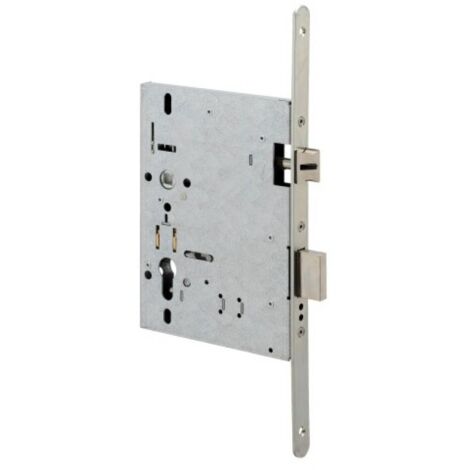 Metalux – Serrure à larder type PMR 120 mm – Cylindre européen pour sécurité renforcée – Pour portes intérieures et extérieures