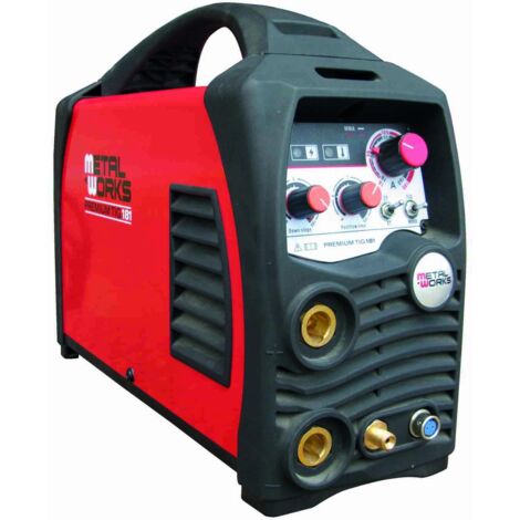 Metalworks – Soudeuse à onduleur TIG 181 HF – Courant de soudage 10-180 A – Tension 220 V – Pour soudures de précision en métal