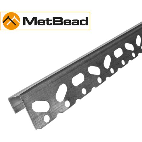 MetBead 15mm Galvanised Edge Bead 3.0m Pack of 100
