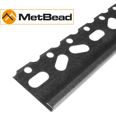 MetBead 3mm Galvanised Stop Bead 2.4m Pack of 100