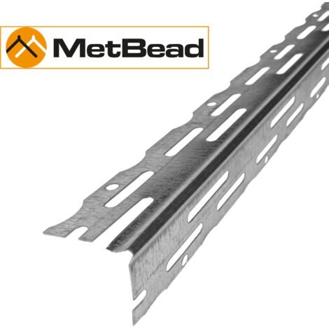 MetBead Galvanised Thin Coat Angle Bead 2.7m Pack of 100