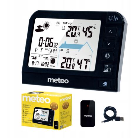 METEO SP204 Wetterstation Hygrometer Außensensor DCF