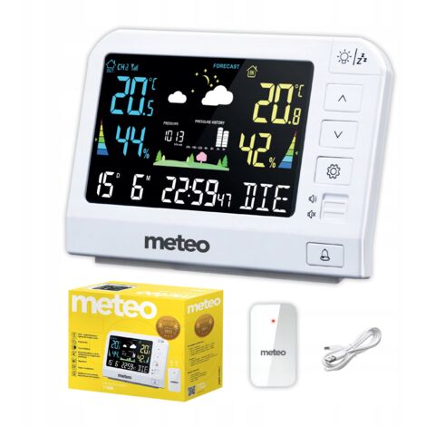 METEO SP205 Wetterstation Hygrometer Außensensor DCF