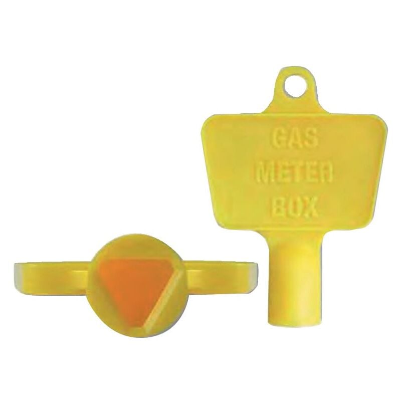 Kennedy Plastic Gas Meter Box Key Yellow ZT1010847X