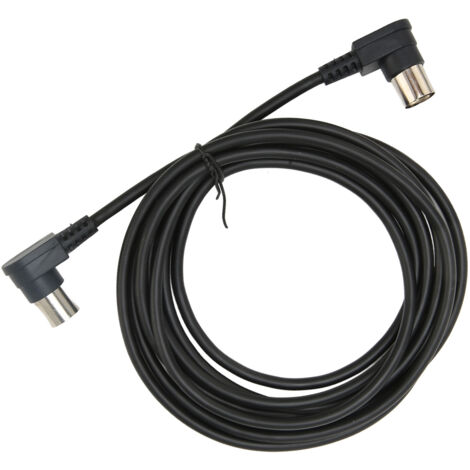 Meter langes, 5-poliges DIN-MIDI-Kabel mit rechtwinkligem Stecker (Stecker auf Stecker) für Audiogeräte, Kameras und Fernseher