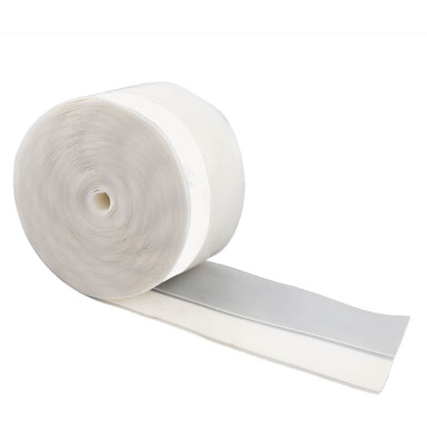 Meter langes, selbstklebendes Dichtungsband für Türen und Fenster, 45 mm, Schutz vor Wind, Insekten und Staub (transparent)