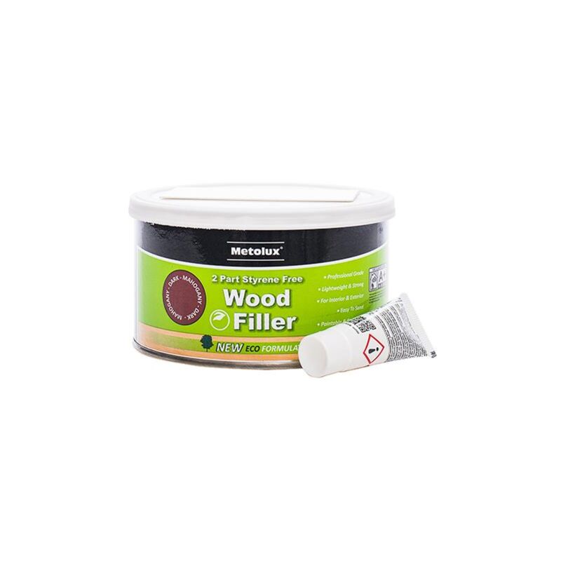 Timco - Metolux 2 Part Styrene Free Wood Filler White 275ml