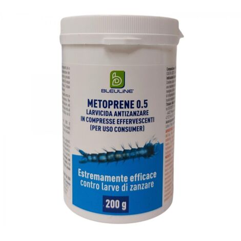 BLEU LINE LEICA METOPRENE 0.5 GR.200 IN COMPRESSE PZ.100 LARVICIDA ANTI ZANZARE ZANZARA TIGRE