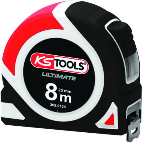 Mètre bi-matière 8 mêtres x 25mm - KS TOOLS