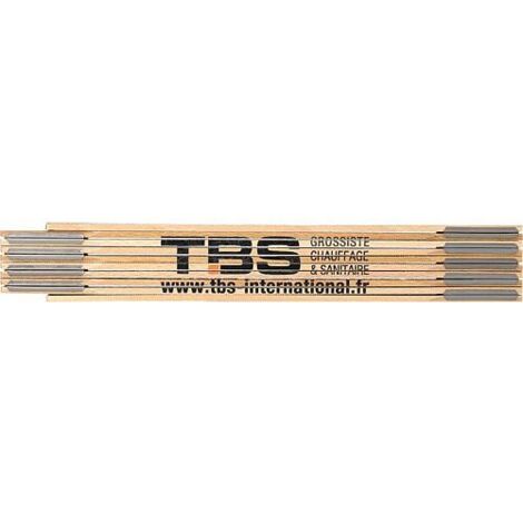Mètre en bois 2m TBS France PS 2/10N HS
