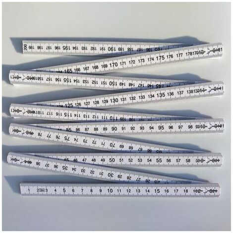 Mètre pliant 10 sections 2 m
