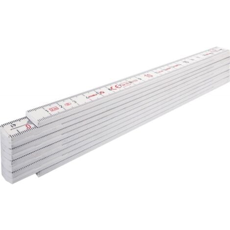 Mètre pliant 2m 1007 blanc Stabila