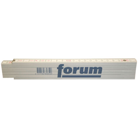 Mètre pliant en bois, Long. : 2 m, Larg. : 16 mm, Nombre d'éléments 10