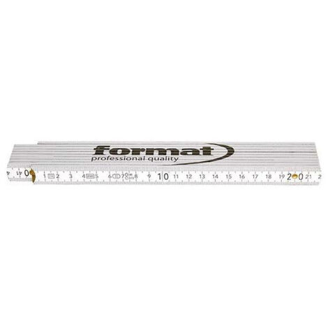 Mètre pliant hêtre 2mx17mm