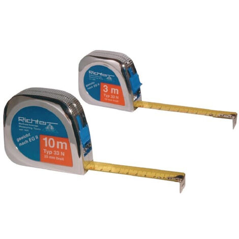 Mètre ruban 10m x 25mm RICHTER ME33N10