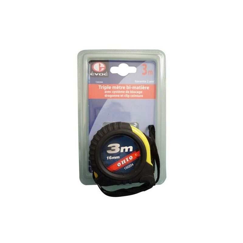Evoe - metre bi-mat 3MX16MM bloc+drag bl 130204