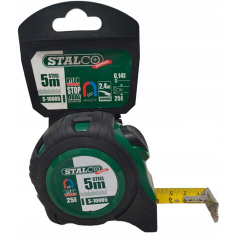 Mètre ruban de 5 m x 25 mm pour la construction