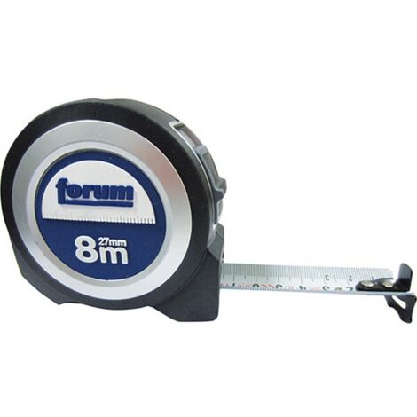 Mètre-ruban de poche, plastique, Long. : 3 m, Larg. : du ruban 19 mm